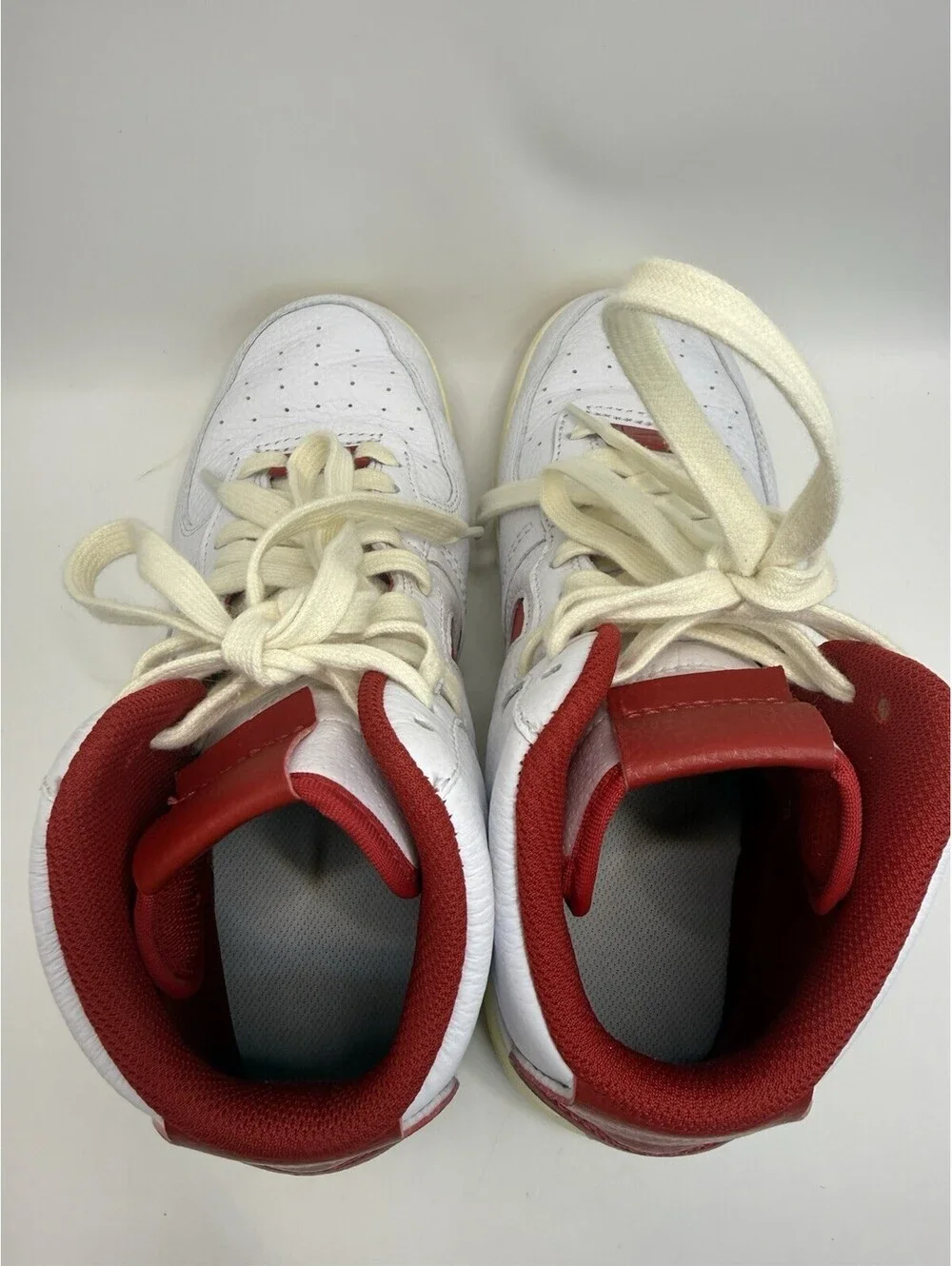 Nike Air Force 1 High Retro Sculpt Summit White Red DC3590 100 Size Womens 9